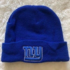 NY giants beanie